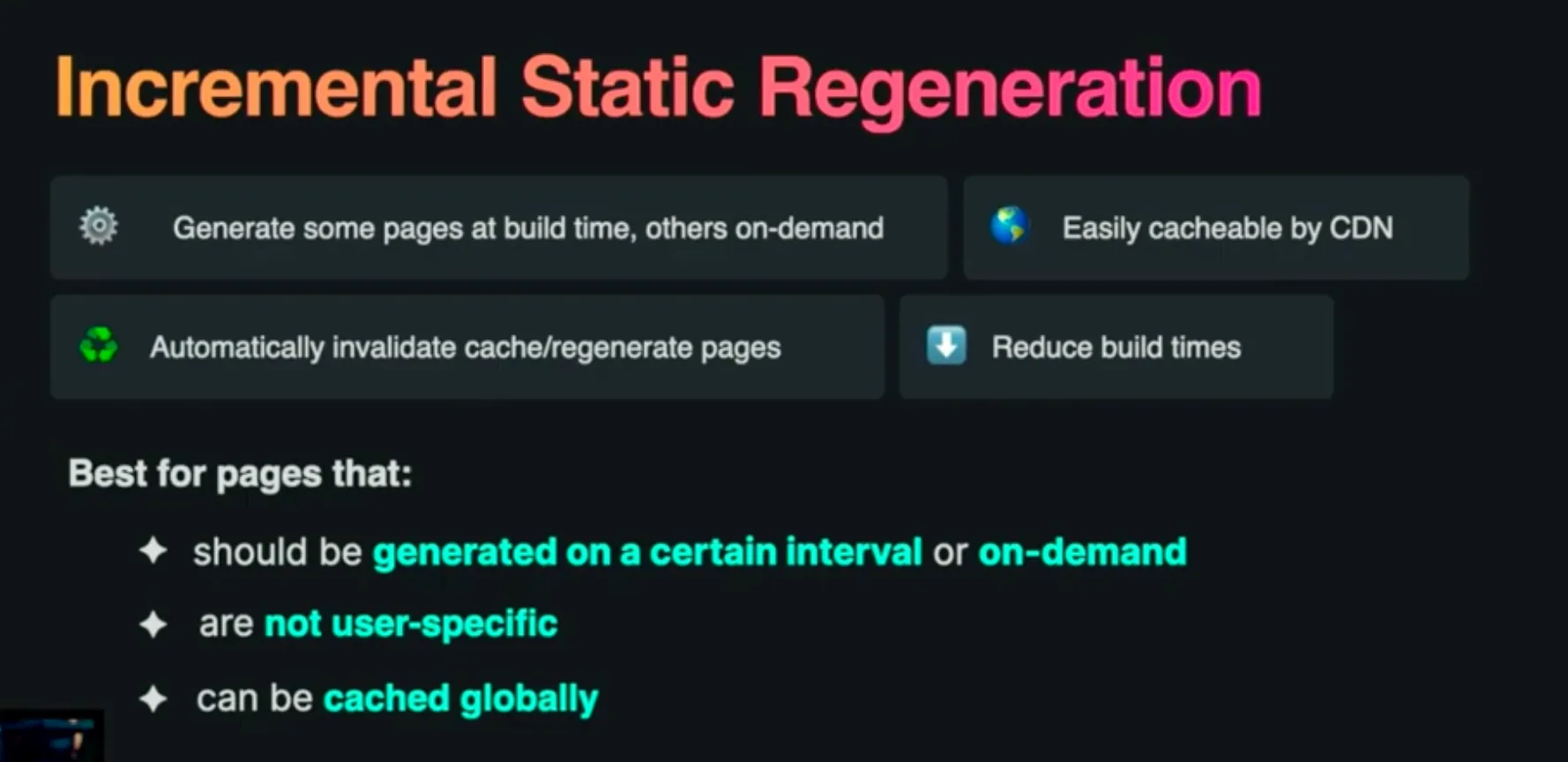 Incremental Static Regeneration