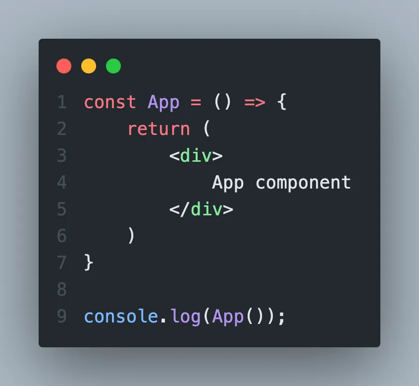 Simple React Component